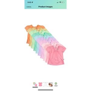 Honest baby 10 pack tshirts